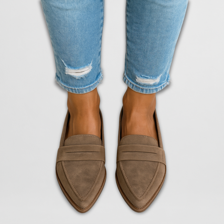Nadia | Suede Loafers