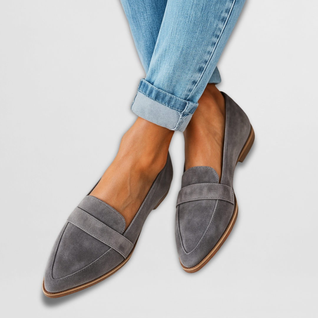 Nadia | Suede Loafers