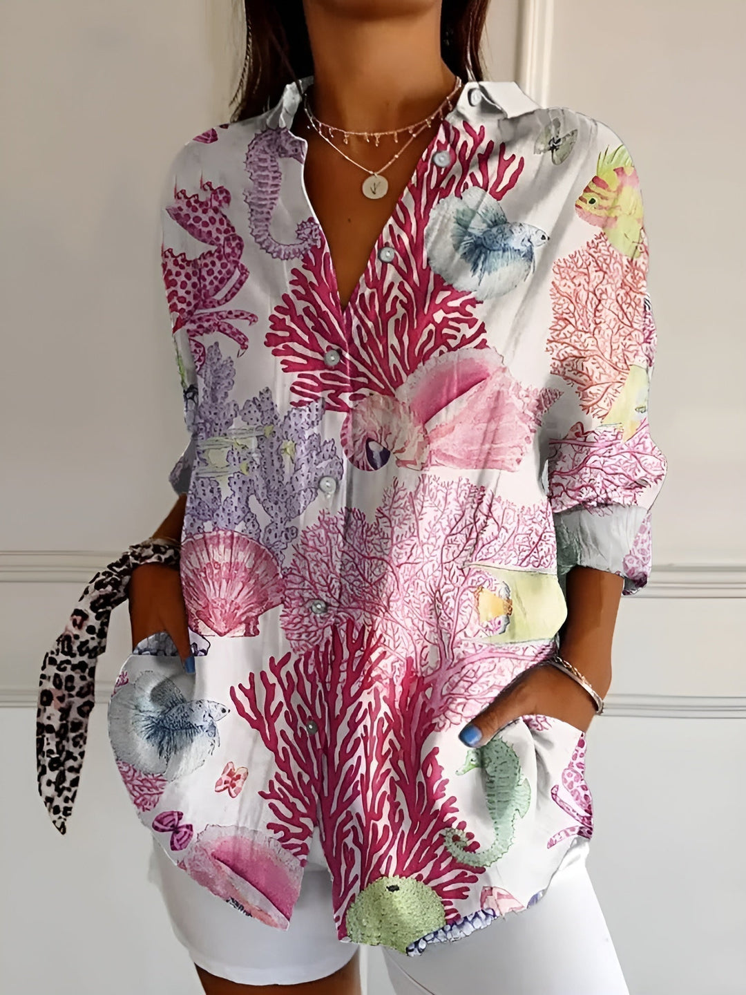 Maia | Blusa Floral de Confort