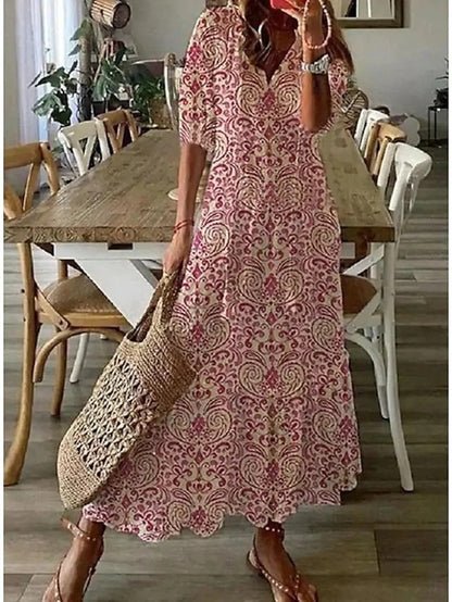 Aria | Vestido Boho Sin Esfuerzo con Ajuste Halagador