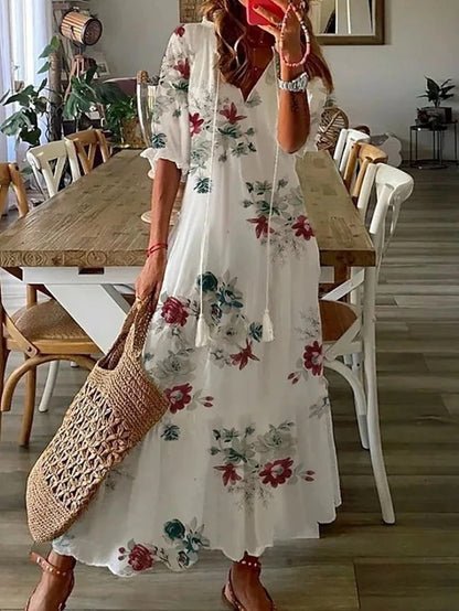 Aria | Vestido Boho Sin Esfuerzo con Ajuste Halagador